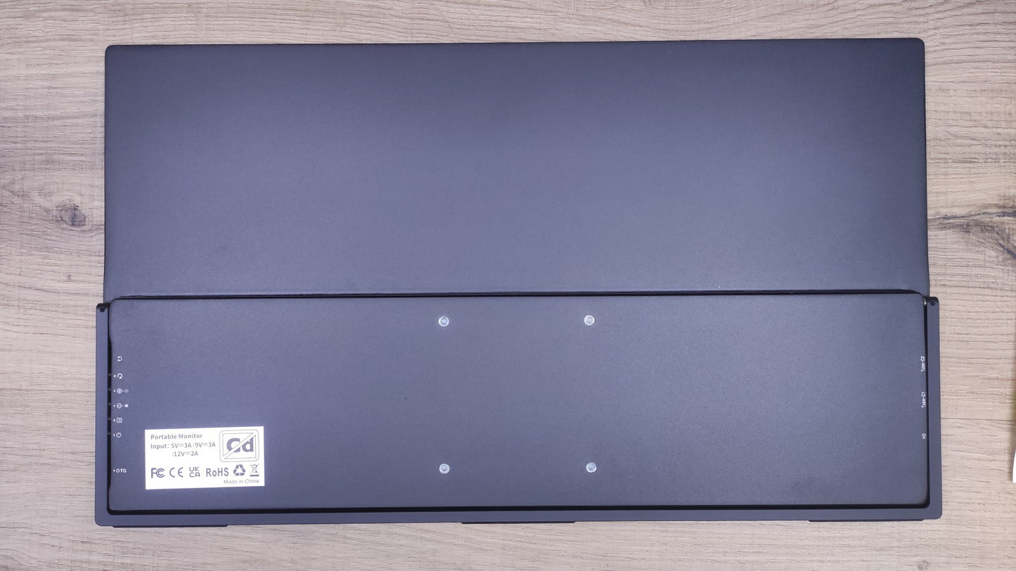 Uperfect Tragbarer 4K Monitor 18.4" QLED UHD 3840x2160 USB-C Mini-HDMI VESA