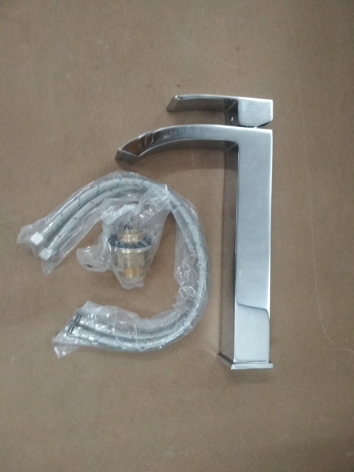 Beelee BL0531H Modern Hohe Wasserfall Armatur Waschtischarmatur, V12541