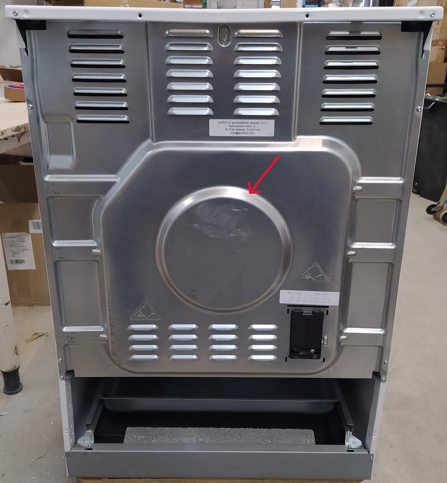 Gorenje GEC6C40WD Freistehender Elektro-Herd mit Glaskeramik EEK: A I34498