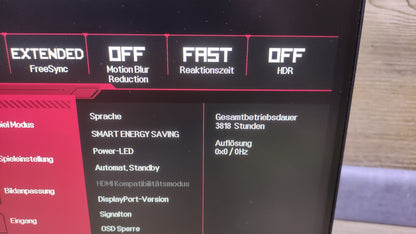 LG UltraGear 24GN60T-B Monitor 23.8" FHD 1920x1080 HDR10 AMD FreeSync 144Hz 1ms