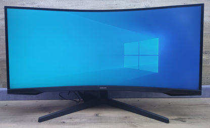 Samsung Odyssey C34G55TWWP Monitor 34" Ultra WQHD 3440x1440 HDR FreeSync 165Hz