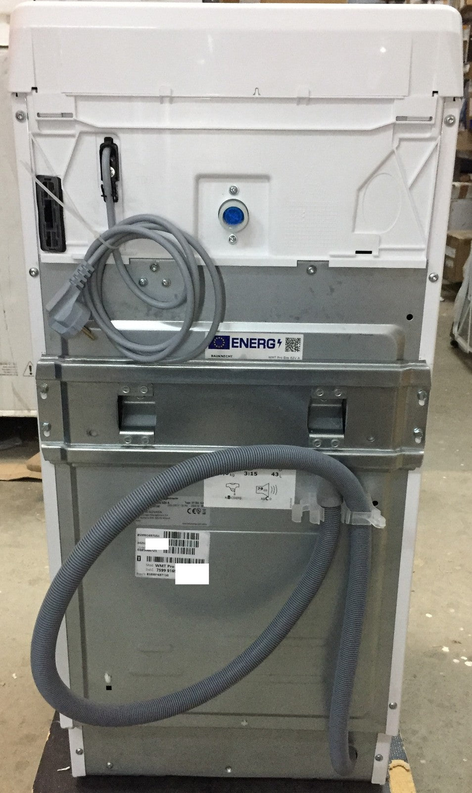 Bauknecht WMT Pro Eco 62V A Waschmaschine, 6 kg, EEK:A, I34413