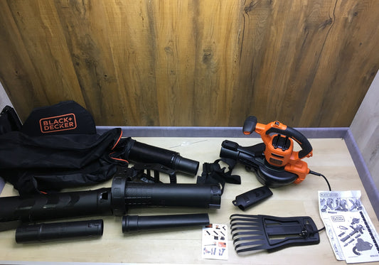 Black&amp;Decker BEBLV301 Electric Leaf Vacuum/Blower Rake Attachment 3.0kW, I30275 