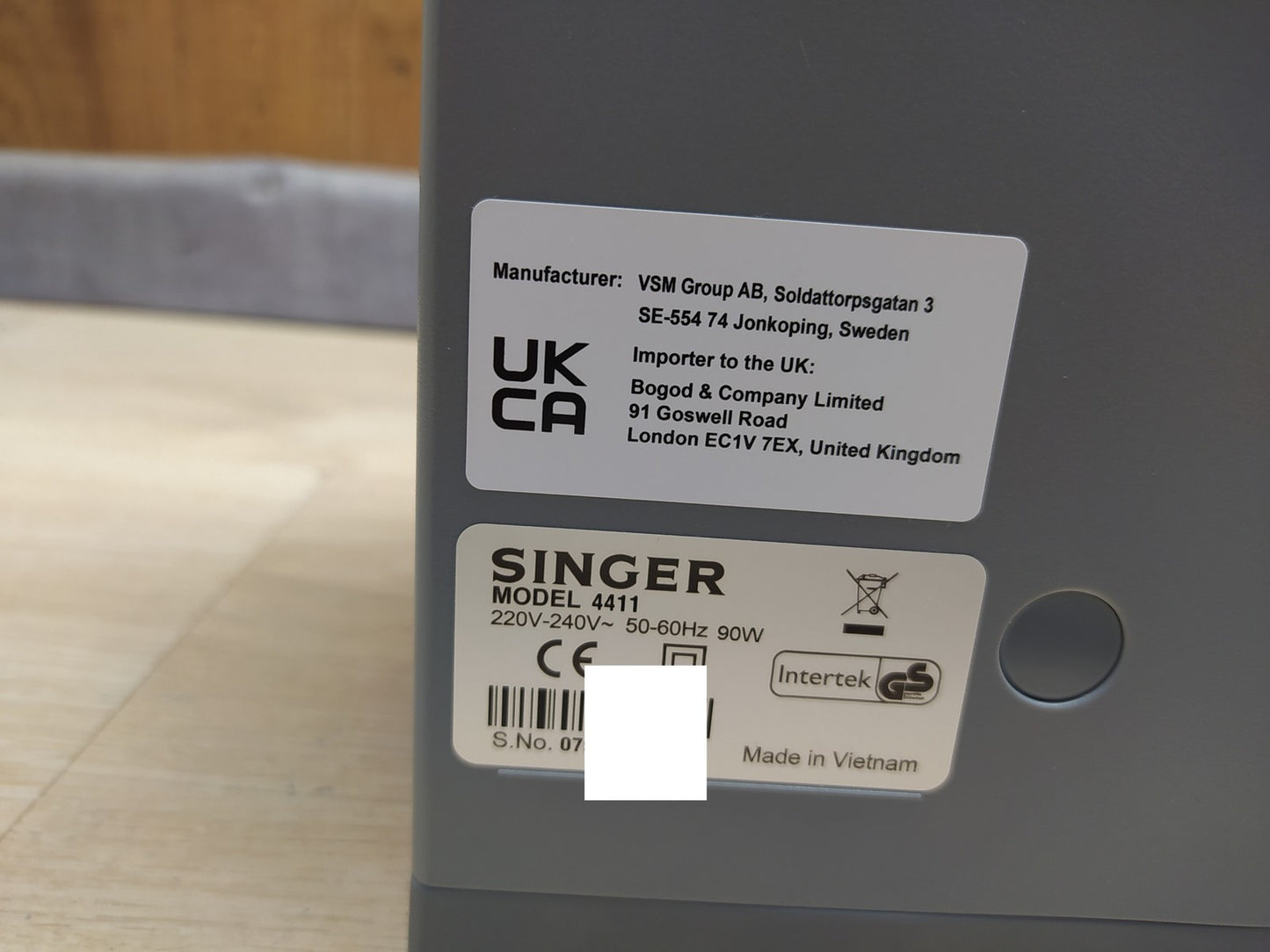 Singer Heavy Duty 4411 Nähmaschine, 11 Stichprogramme, I36683