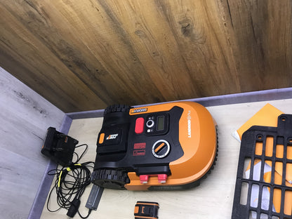 WORX Landroid M500 PLUS WR165E Robotic Lawnmower for up to 500 sqm with Wi-Fi, Bluetooth, I28961 