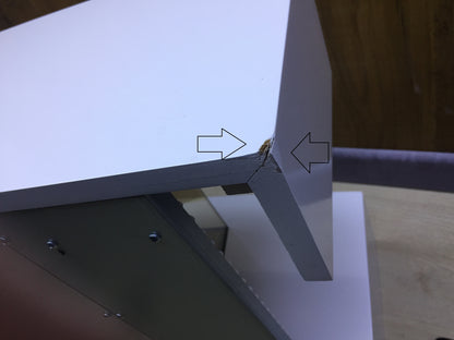 Chemin'Arte 185 Lounge Wandkamin mittelgroß weiß 82 x 21 x 42 cm, I23885