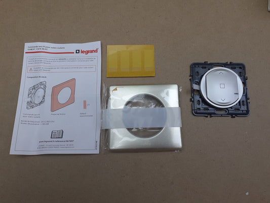 Legrand LEG67647 Rolladenschalter, Métal Titane, I07212