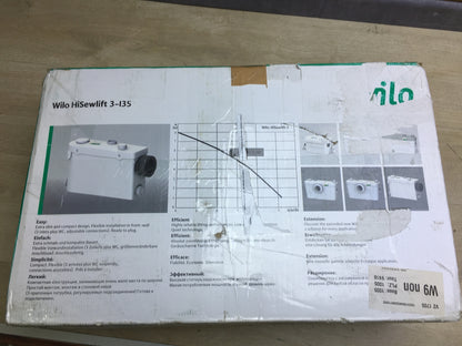 WILO SE 4191674 HiSewlift 3-I35 Abwasserhebeanlage mit Schneidwerk, I31232