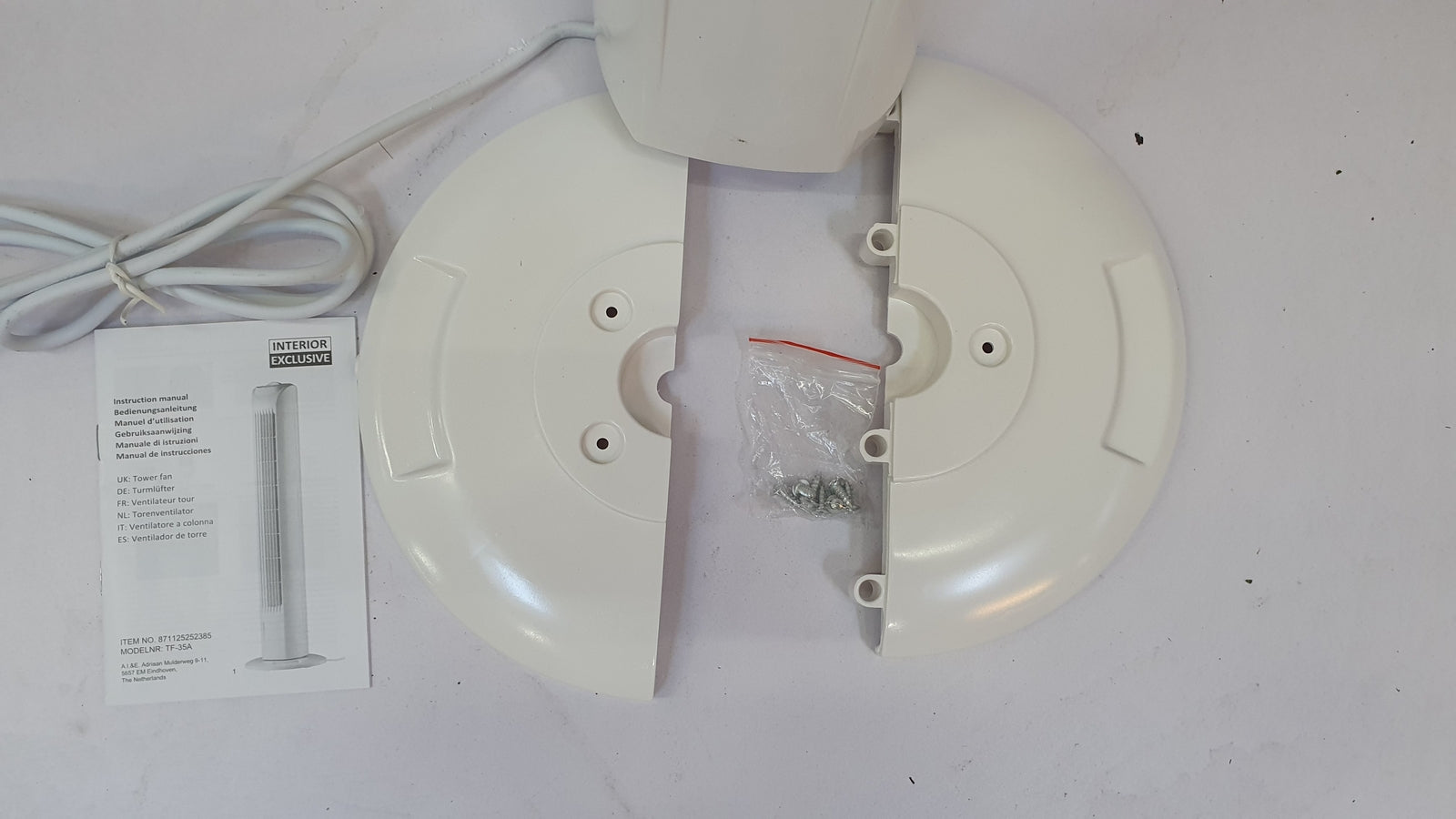 METE Ventilator Turmventilator 78cm, 75° Oszillierend/Drehbar V09687