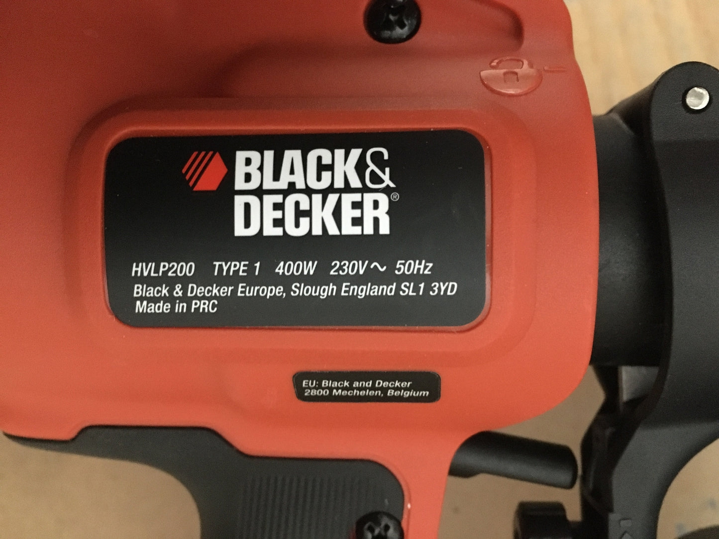 Black & Decker HVLP200 Niederdruck Spritzpistole 400 W, I08667