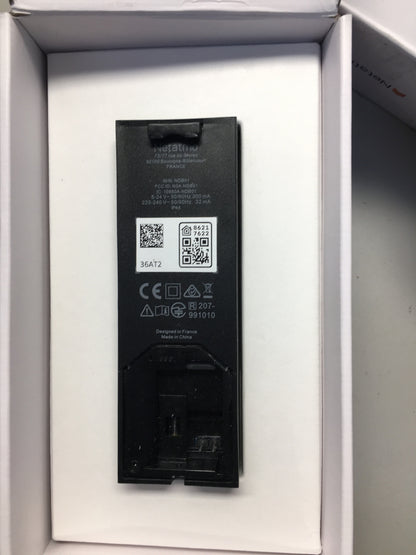 Netatmo NDB01 Smarte Video Türklingel mit Kamera, WLAN, 2-Wege-Audio, I15446