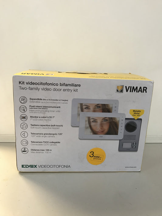VIMAR K40911 Video Intercom Set for 2 Families, I32201 
