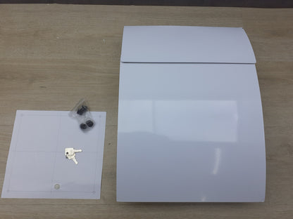 Rottner T05746 Briefkasten Harrow Zylinderschloss mit 2 Schlüssel, Stahl, I17489