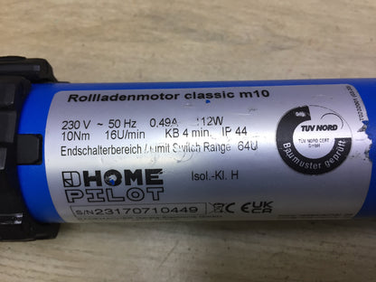 HOMEPILOT Rollladenmotor classic m10 (SW60, 10 Nm), I32352