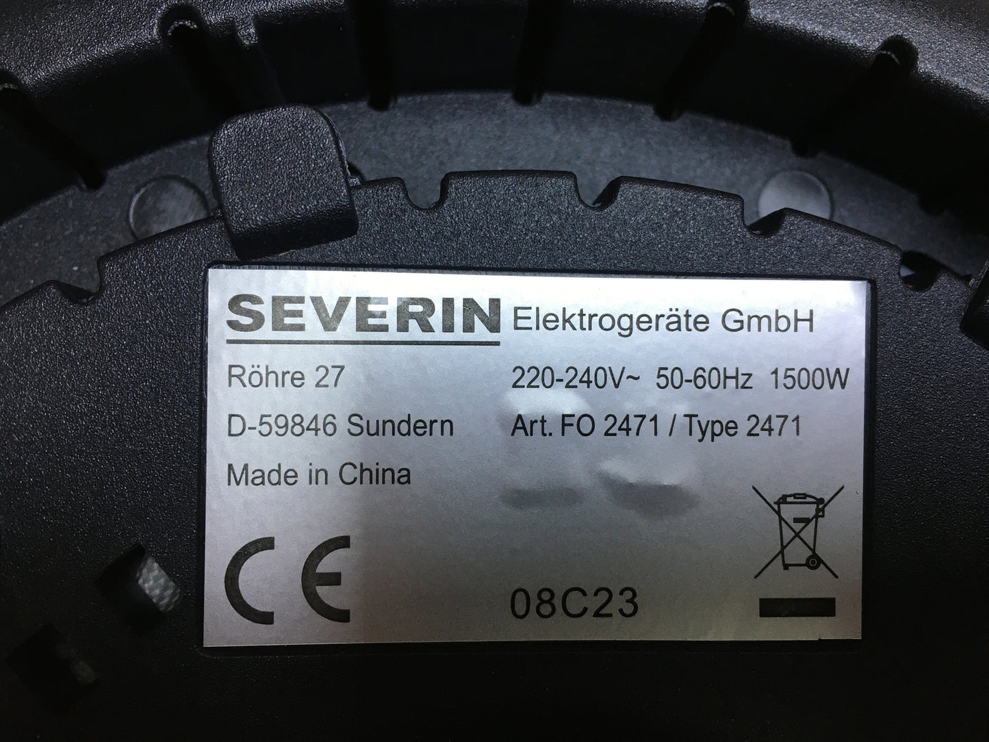 SEVERIN FO 2471 fondue crepe maker, 1500W, I29496