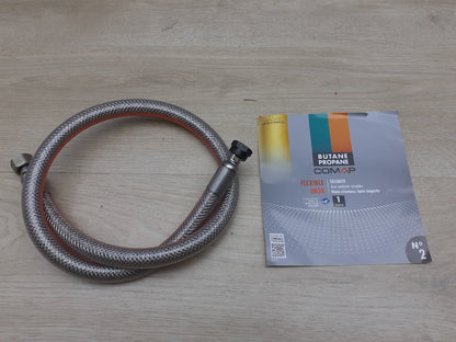 Comap S651121 Gasschlauch für Butan/Propan, 1m, Schraubanschluss, I19732