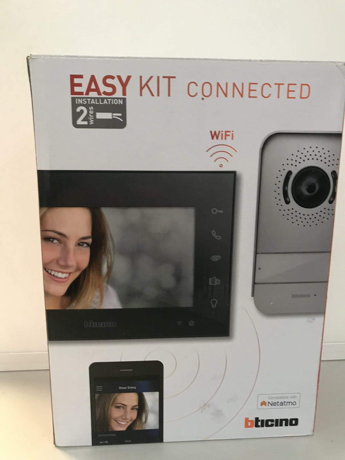 Bticino 318015 Easykit Video-Gegensprechanlage, Touchscreen 7 Zoll, I32191