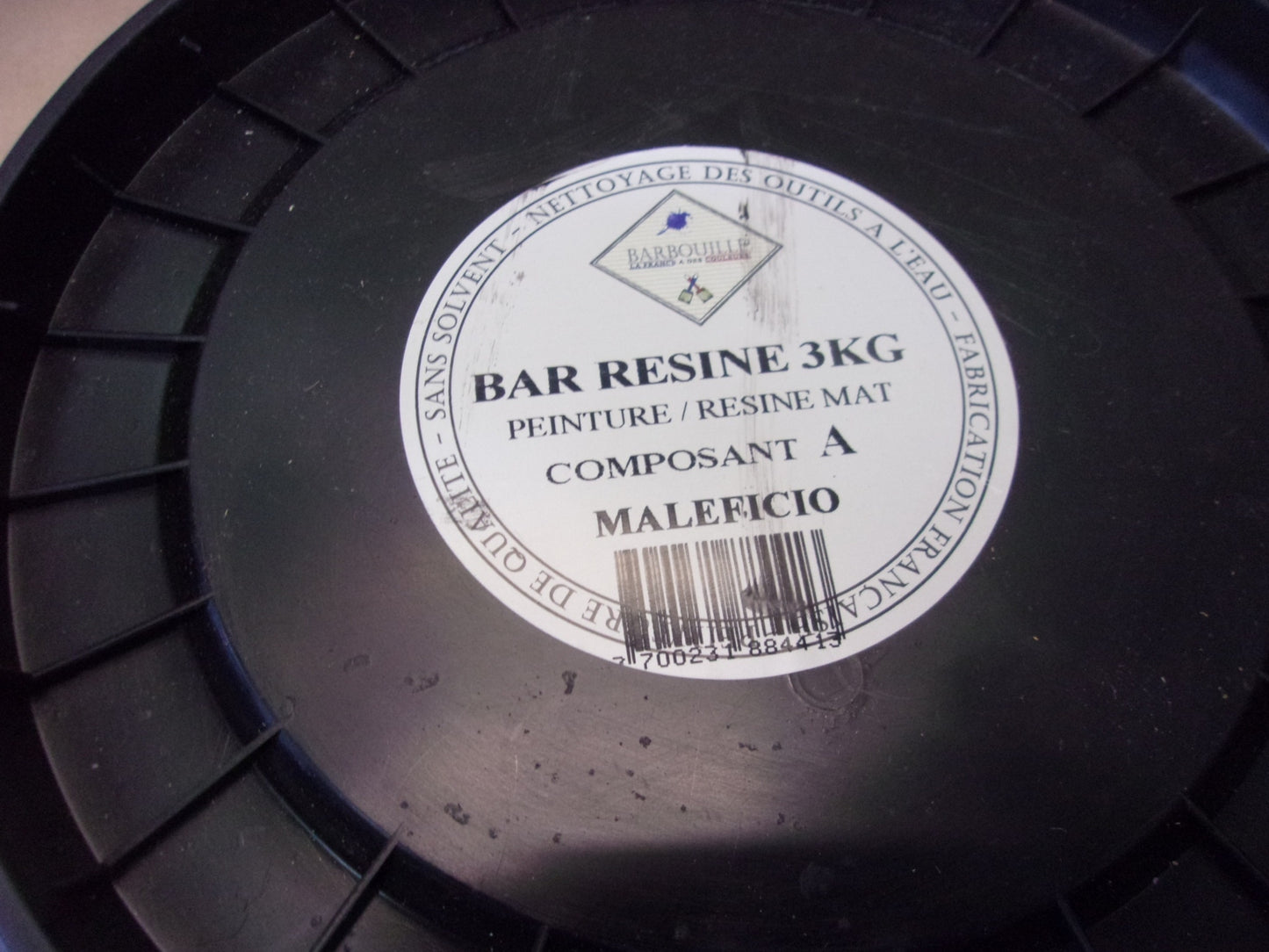 9,66€/kg Maléficio Lack/Epoxidharz 2-Komponenten 3 kg matt Grau & Schwarz