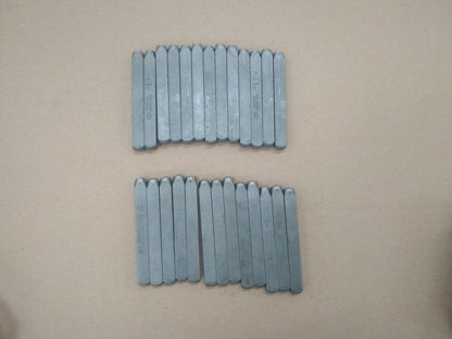 Gravurem AR14404000, 4 mm Schlagbuchstaben, Schlagstempel A-Z, Rechnung V07967