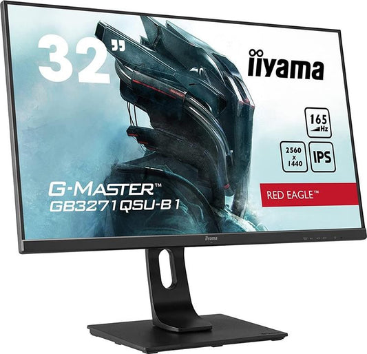 iiyama G-Master GB3271QSU-B1 Red Eagle Monitor 31.5" 2560x1440 FreeSync 165Hz