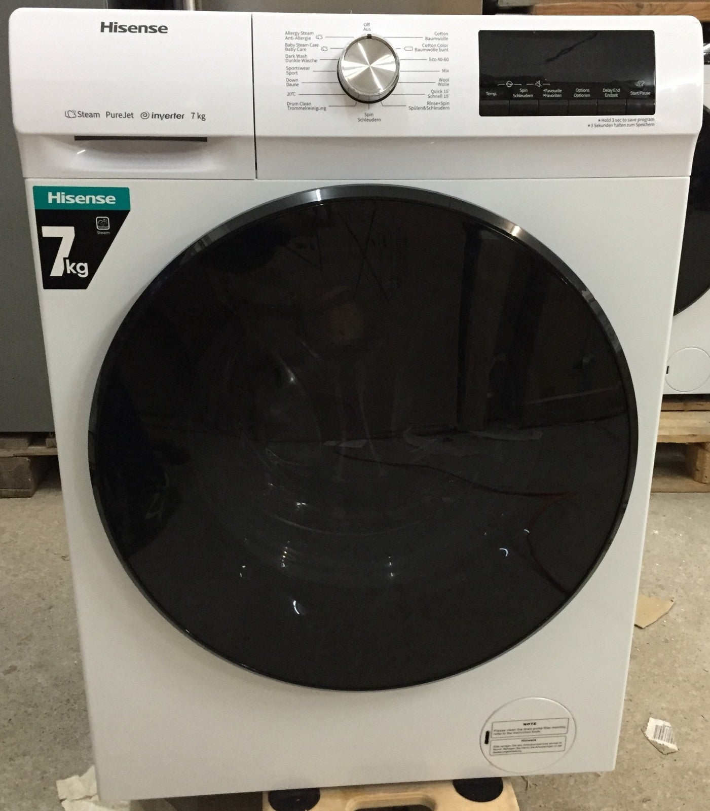Hisense WFQA7014EVJM Waschmaschine 7 kg weiß EEK: A I34383