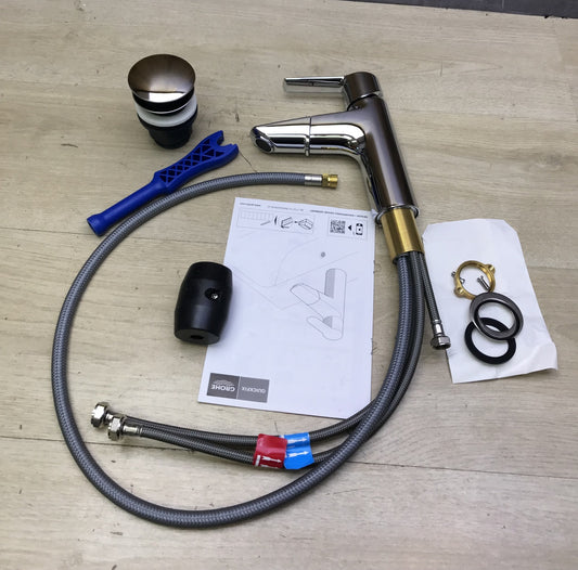 GROHE Start bathroom faucet 24205003, water-saving, pull-out, faucet, I33024 