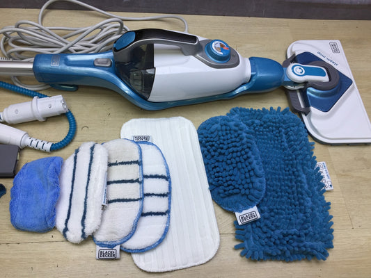 BLACK+DECKER BHSM1615DAM-QS Dampfreiniger, 2-in-1, 1.600 W, I33858