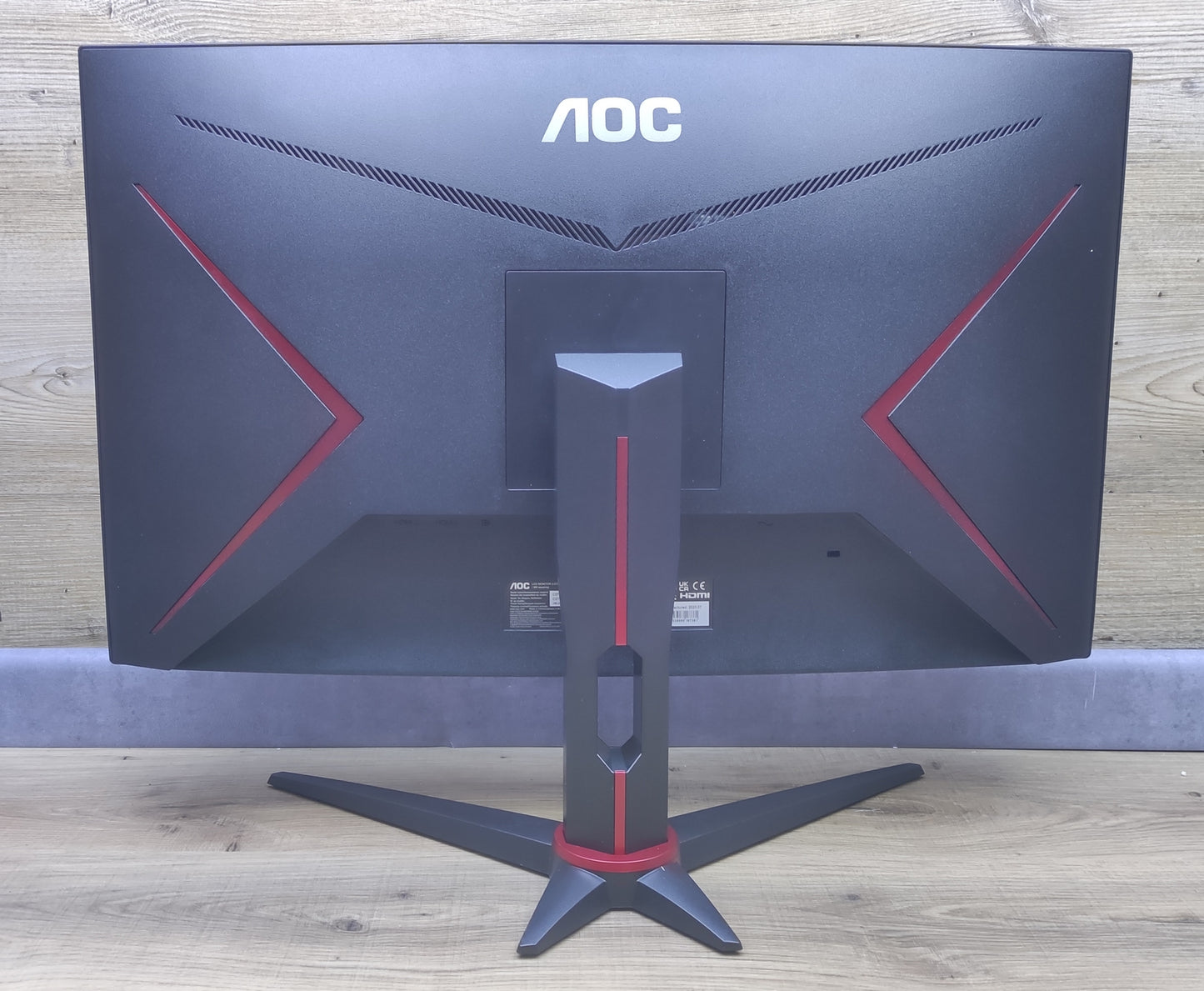 AOC C27G2ZE/BK Gaming Monitor 27" Curved FHD HDMI DP AMD FreeSync 240Hz 0.5ms 