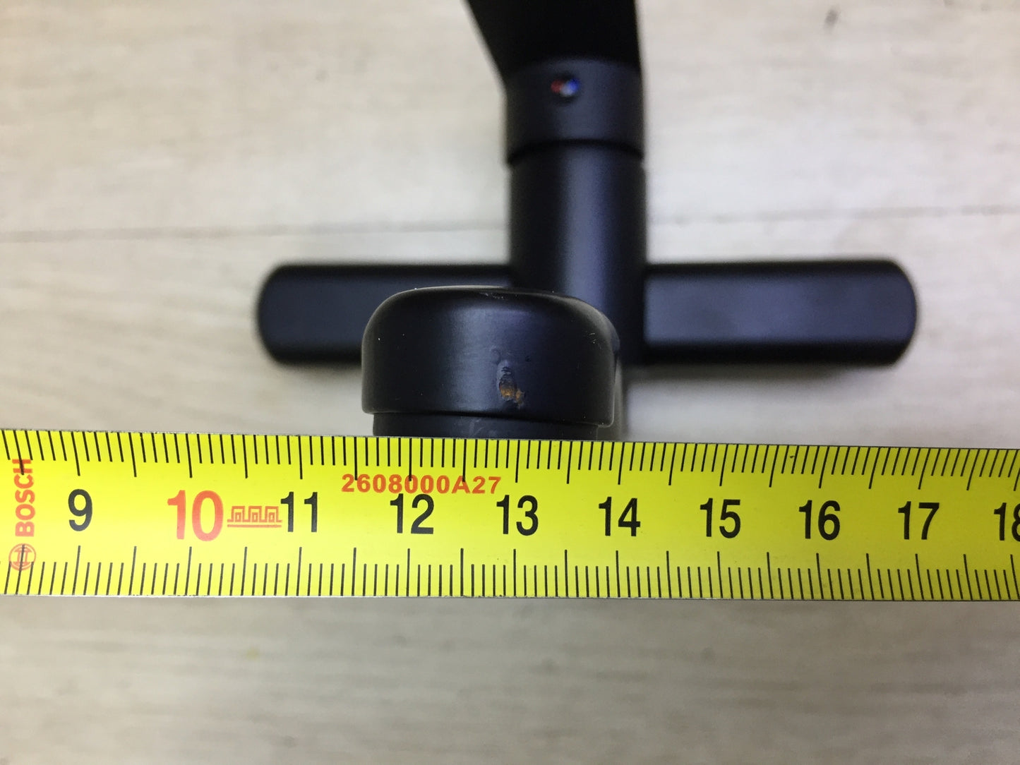 HomeLava Wasserhahn Einhebelmischer Küchenarmatur Schwarz 200 mm, I32873