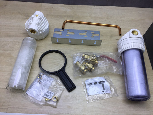 Aquawater 104966 Double Filter Station with Filtration Cartridges, I18955