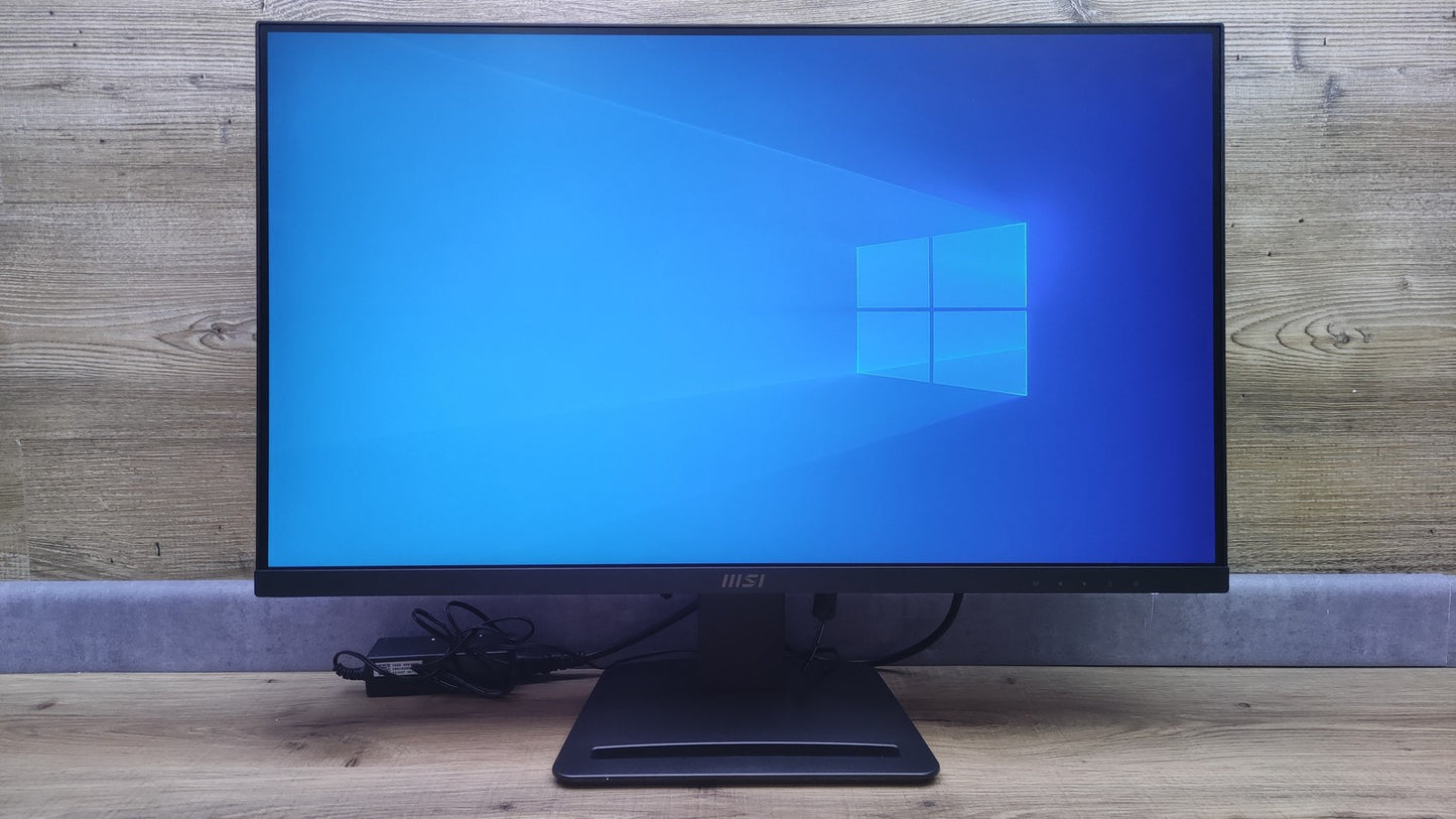 MSI PRO MP273A Monitor 27" FHD 1920x1080 VGA HDMI DP Adaptive Sync 100Hz 1ms 