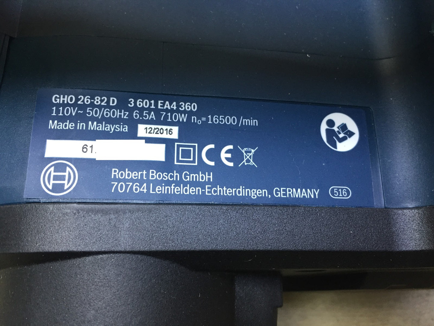Bosch Professional Hobelmaschine GHO 26-82 D, 110 V, I33957