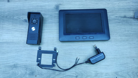 Eura VDP-45A3 Alpha Video-Türsprechanlage 4 Draht 7-Zoll-Fardmonitor I30560