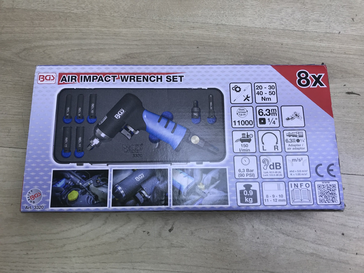 BGS 3320 Druckluft-Schlagschrauber für Glühkerzen, ohne Zubehör, I31736