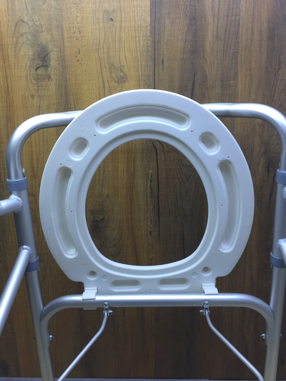 Gima 27759 höhenverstellbarer Toilettenstuhl mit Armlehnen, I30977