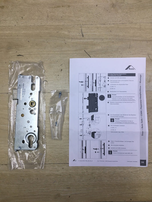 Roto Reparaturschloss C500 4592P8, Silber, I34448