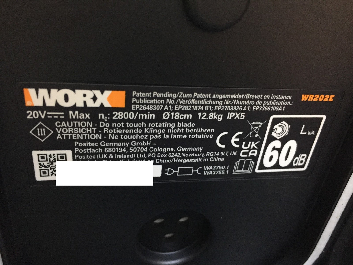 WORX Landroid Vision S250 Mähroboter WR202E für Gärten bis 250m² I33568