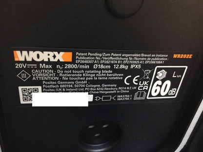 WORX Landroid Vision S250 Mähroboter WR202E für Gärten bis 250m² I33568