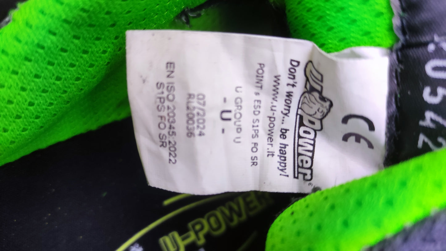 UPOWER RL20036 Sicherheitshalbschuhe Arbeitsschuhe Größe:44, I30391