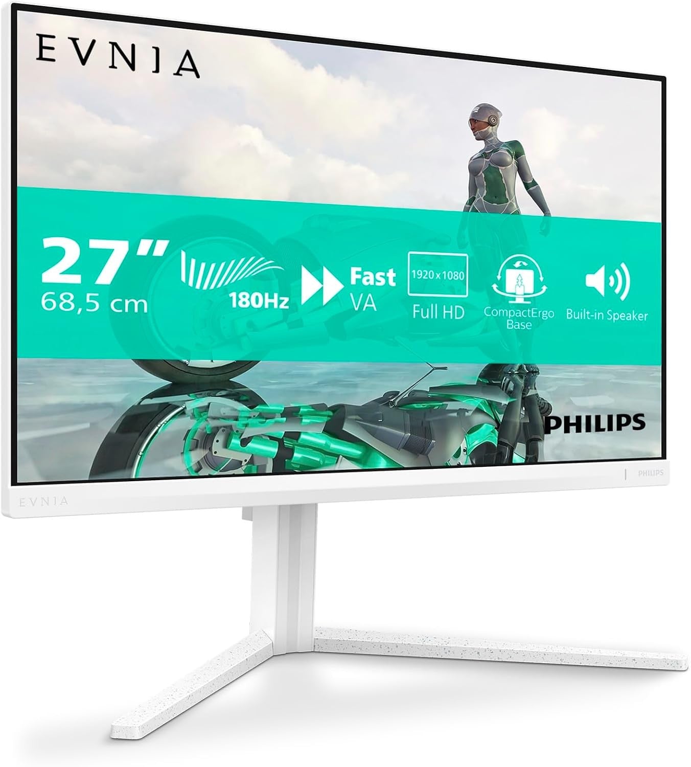 Philips Evnia 27M2N3201A/00 Monitor 27" FHD 1920x1080 HDR10 Adaptive Sync 180Hz
