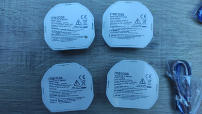 Meross MSS810 Smart WiFi Relais WLAN Schalter, 4-er Set, I34364