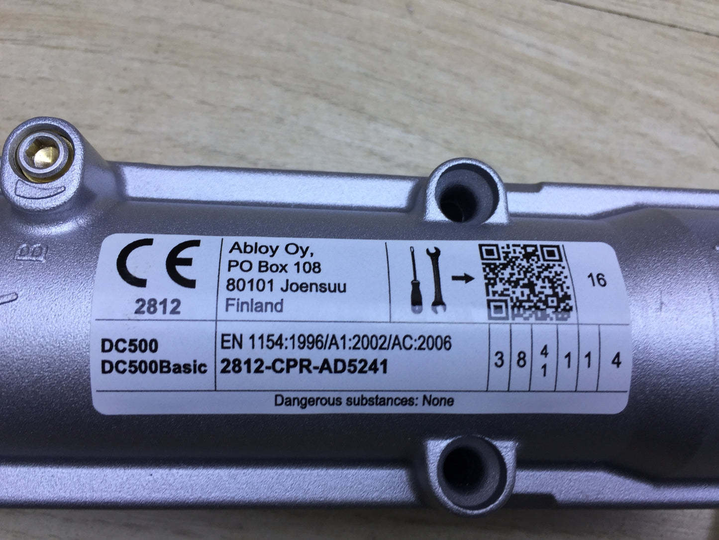 Assa Abloy DC500 Türschließer ohne Gleitschiene, weiß, I22025
