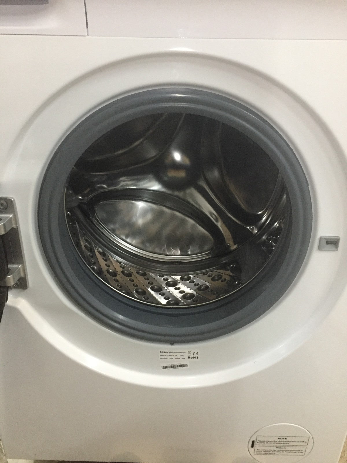 Hisense WFQA7014EVJM Waschmaschine 7 kg weiß EEK: A I34383