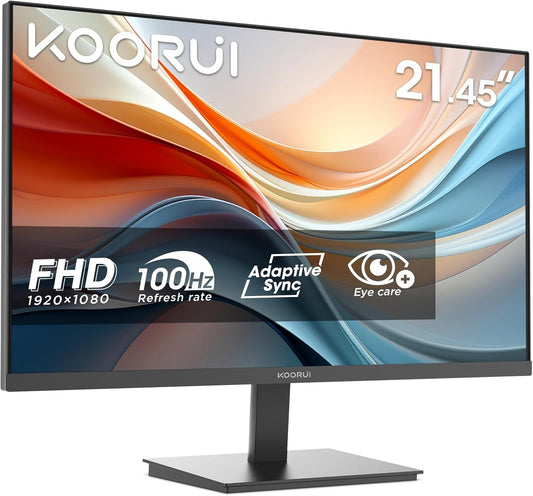 Koorui E2212F Office Monitor 21.45" FHD 1920x1080 VA HDMI VGA 100Hz 5ms (GtG)