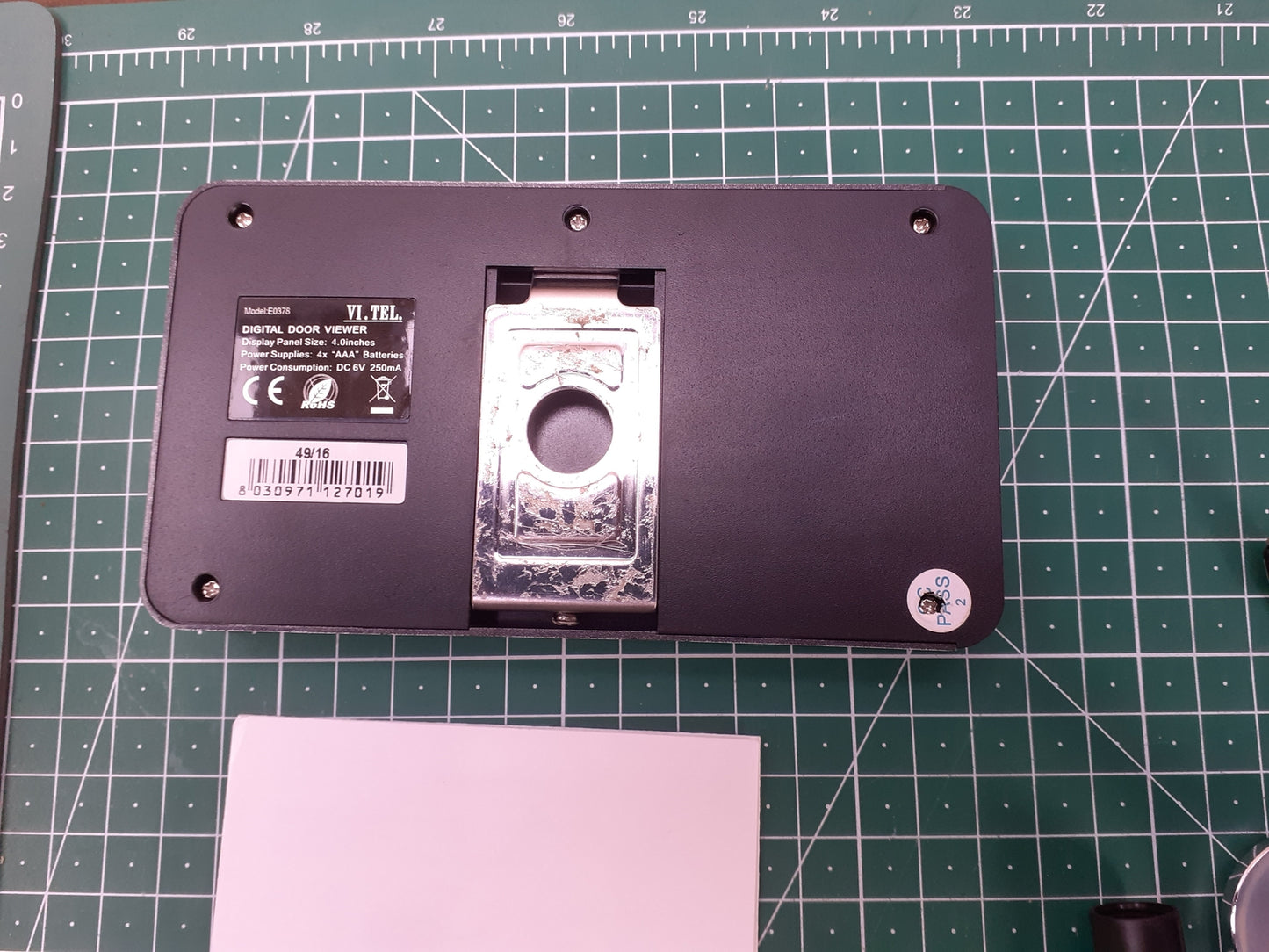 TELESE E0378-12 Digitaler Türspion, Silber, I13629