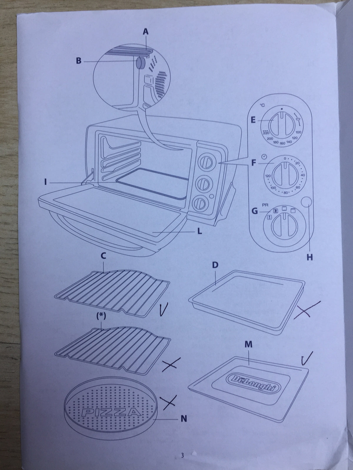 De'Longhi EO14552.W Elektro-Ofen, 1400W, I29844
