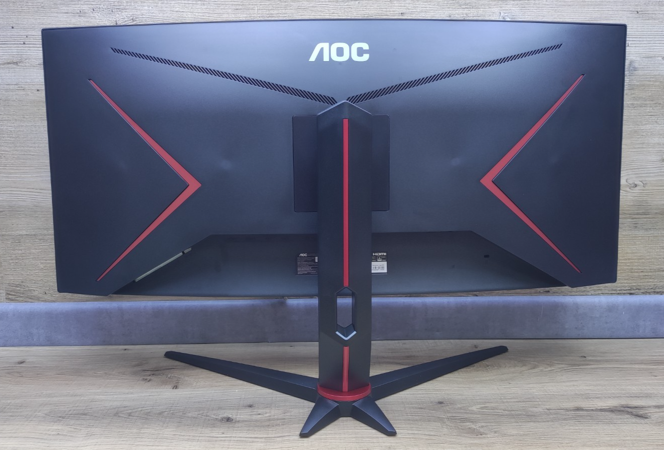 AOC CU34G2X/BK Gaming Monitor 34" Curved QHD 3440x1440 HDMI DP FreeSync 144Hz 