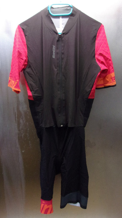 Santini Sleek Plus 777 Herren Rot/Schwarz 2018 Triathlon V00298