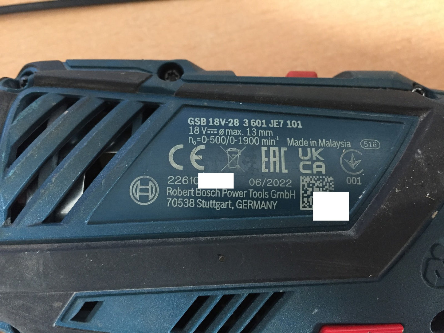 Bosch Professional Schlagbohrschrauber GSB 18V-28, ohne Akkus, I33555