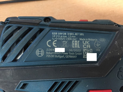 Bosch Professional Schlagbohrschrauber GSB 18V-28, ohne Akkus, I33555